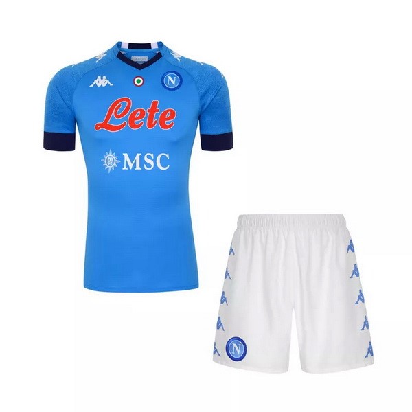 Camiseta Napoli Primera equipo Niños 2020-21 Azul